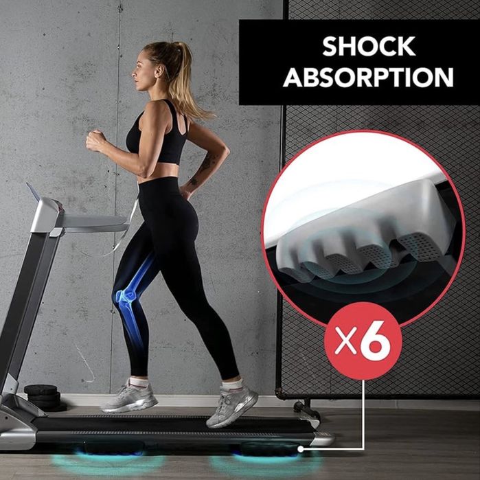 Беговая дорожка складная для дома с амортизацией, тихая