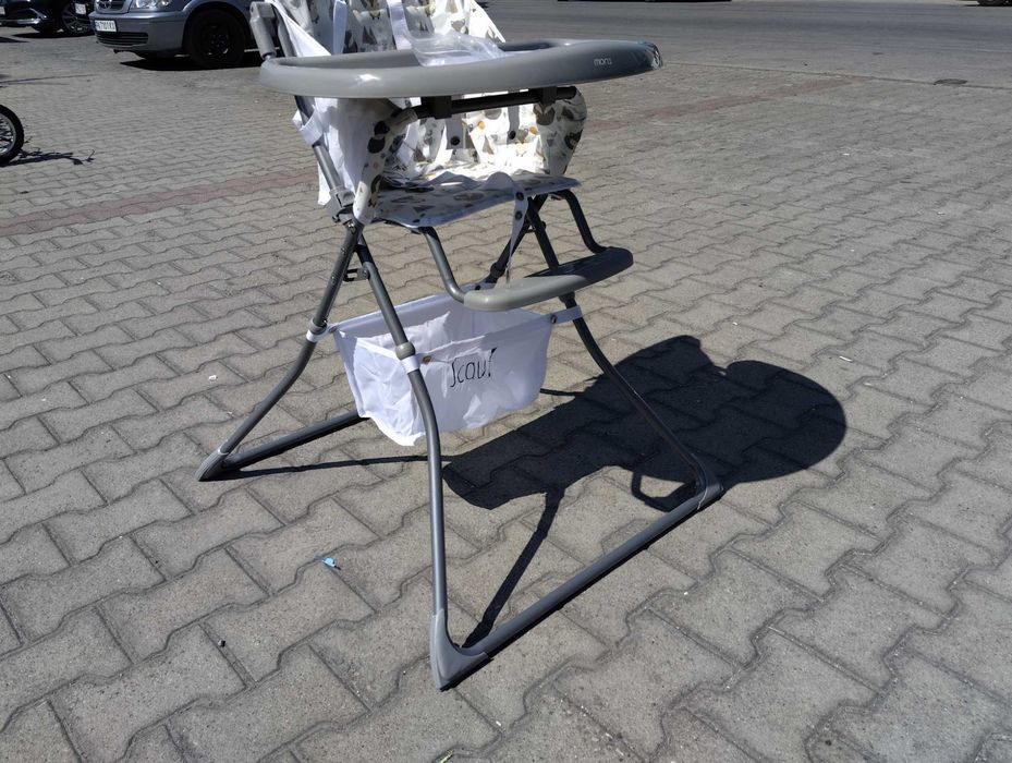 MONI Стол за хранене SCAUT сив