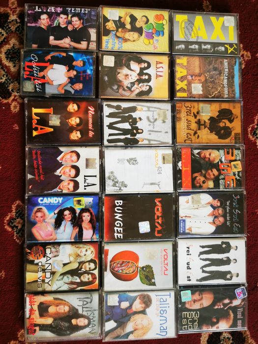 Casete audio K1 Holograf Talisman Mădălina Manole Asia Blondy Animal X