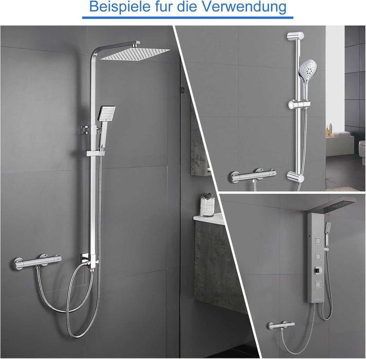 REDUS de la 380 RON, Baterie cu termostat baie sau dus, Safety 38gr, Culoare Crom (silver)