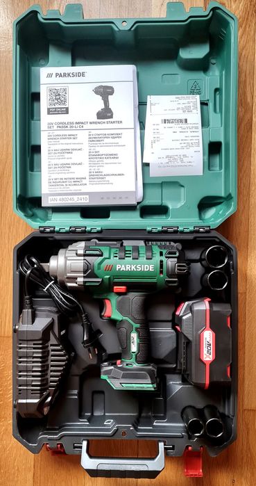 Парксайд Гайковерт 400Nm,  Ъглов гайковерт 110 лв