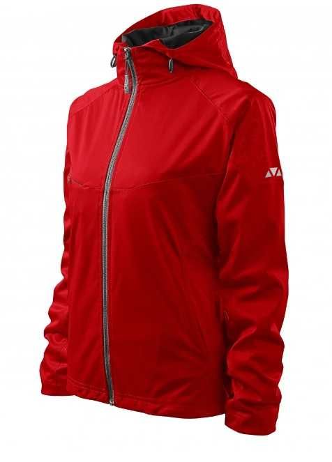 Geaca de dama softshell Adler/Malfini rezistenta la apa, rosie, M