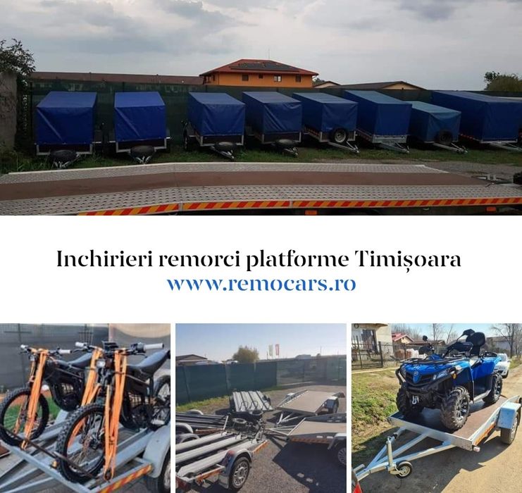 Remorci  platforme de închiriat  Săcălaz