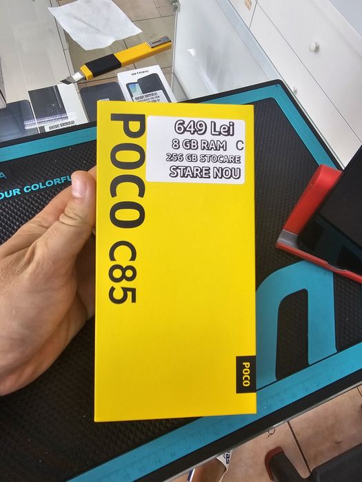 Poco C85, 8/256 GB, Nou, Garanție