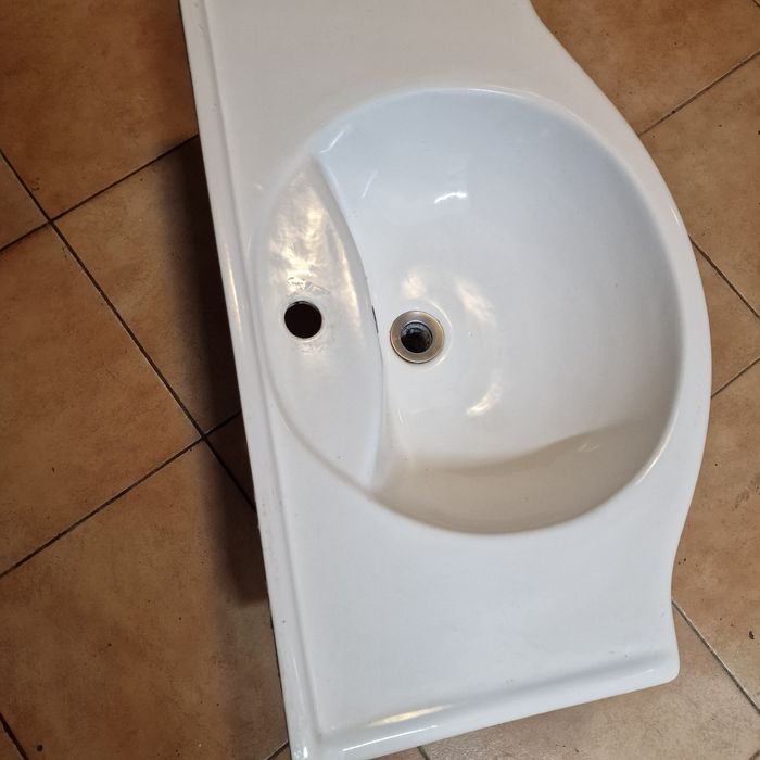 Chiuveta, Lavoar alb ceramic impecabil 75 cm latimea