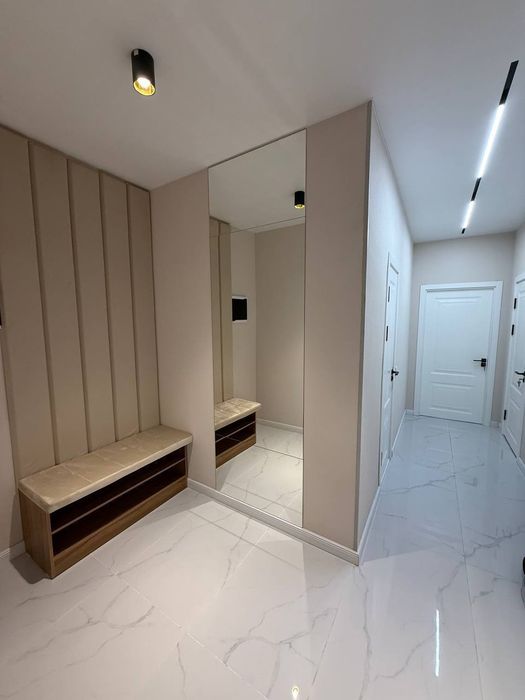 Евро квартира в ЖК Баку, 2-комнатная 60м²+закрытый балкон, меблирована