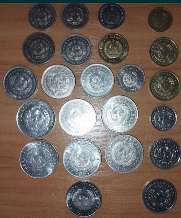 Старые монеты тиины.