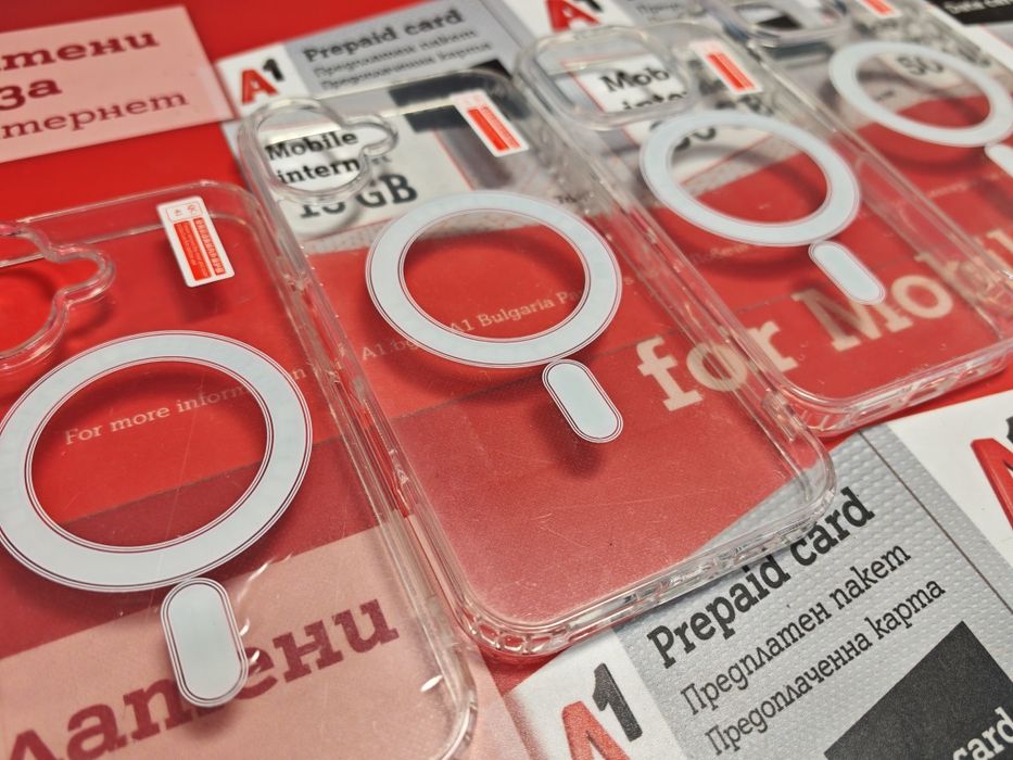 Iphone 16,16+,16 Pro,16 Pro Max  Acrylic Magsafe  прозрачен
