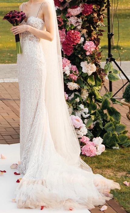 Свадебное платье силуэта рыбка