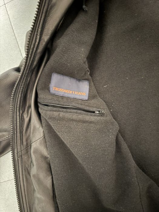 Кожен бомбър Trussardi