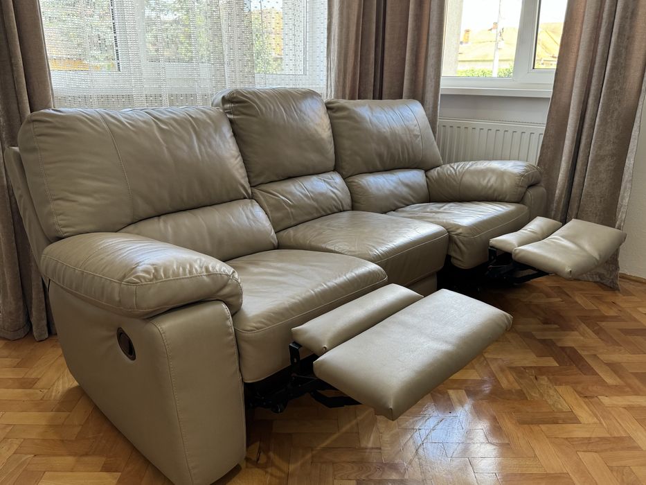 Canapea recliner plus două fotolii
