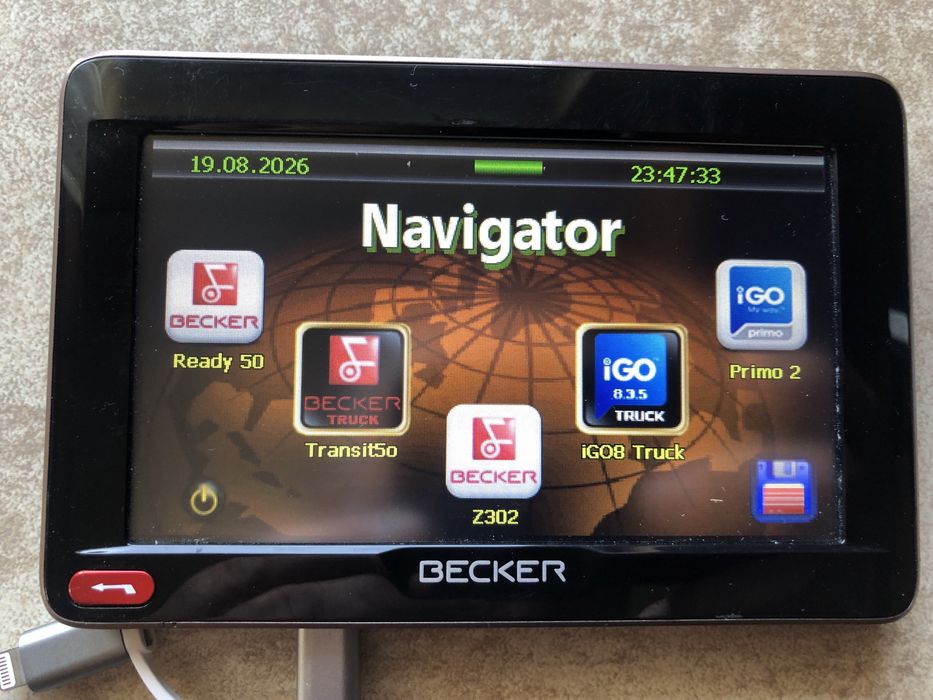 navigatie gps tir camion autobuz autoturism Becker harti actualizate 2026