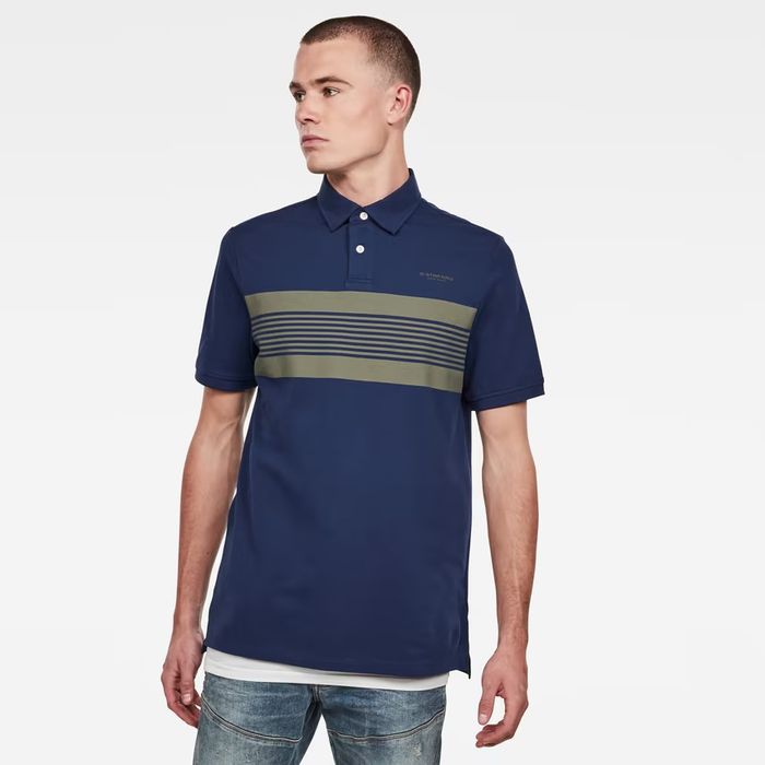 Оригинална тениска с яка G-Star Raw Memula S нова мъжка поло