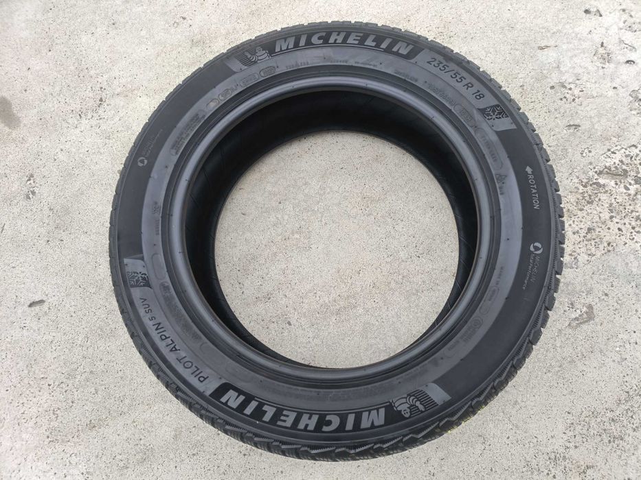 Set 4 anvelope iarna 235 55 18 michelin pilot alpin 5 suv 8 mm 2023