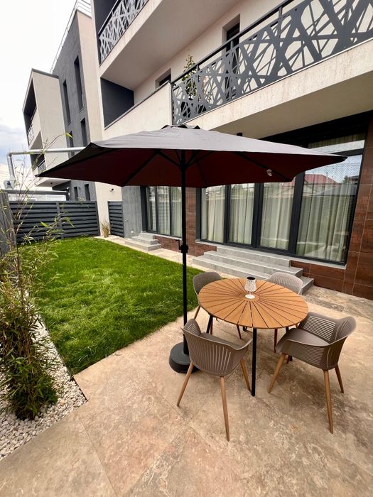 Regim hotelier apartament cu 2 camere 60mp cu curte privata in Pipera!