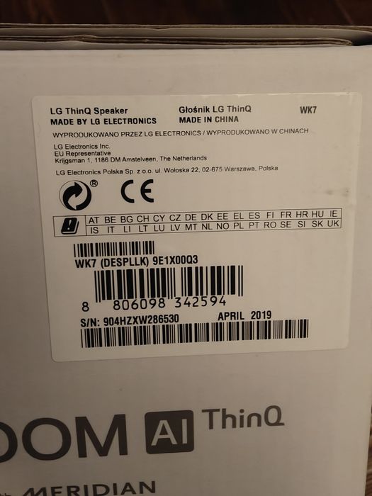 Boxa Smart LG XBOOM ThinkQ