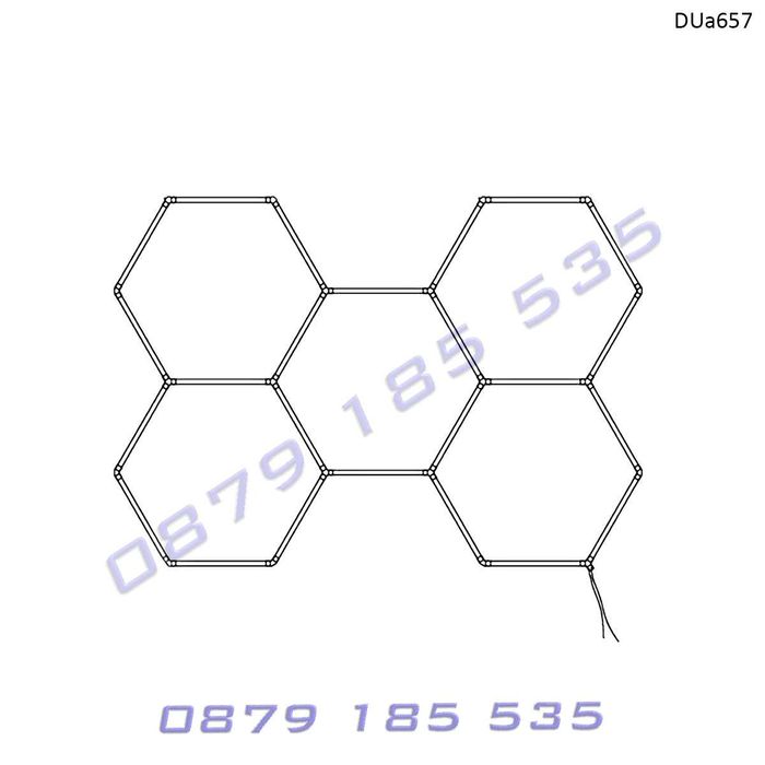 LED панели Пчелна пита осветление интериор гараж лампи работа таван