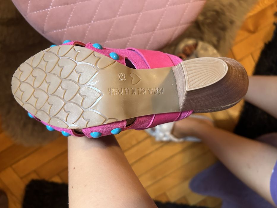 Saboti piele naturala Agatha ruiz de la Prada