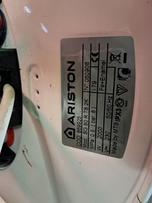 Boiler ariston într-o stare buna de funcționare