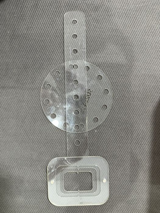 Трафарет для разметки цифр