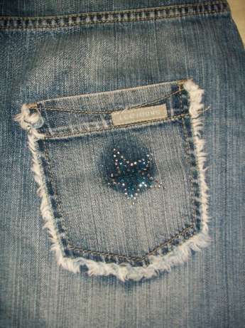 Къса дънкова пола