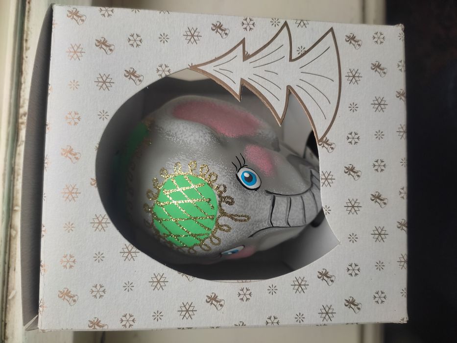 Игрушки ёлочные стеклянные