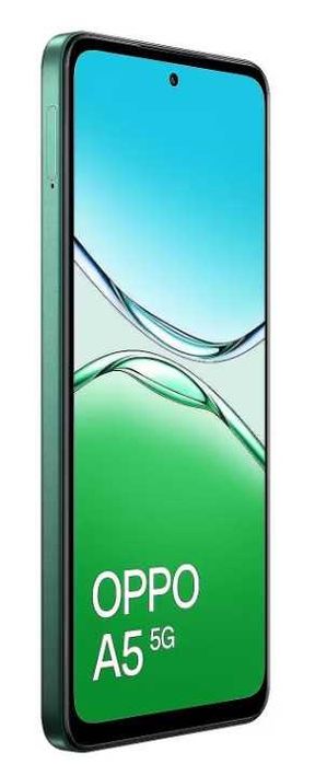 Мобилен телефон OPPO A5, 4GB RAM, 128GB, 5G Черен/Зелен