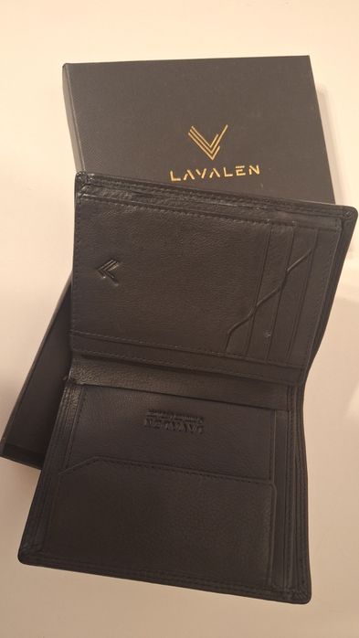 Portofel din piele pentru bărbați Lavalen - Lucrate manual - Portofel