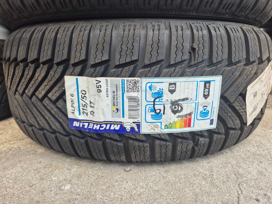 4 Anvelope M+S IARNA - 215/50/17 95V XL - Michelin Alpin 6 - NOU - DOT 2019 !