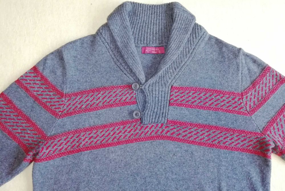 Pulover barbati Springfield nou, marimea M, de bumbac