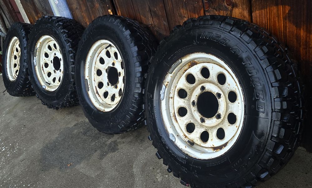 Jante cu Anvelope MT 195/80r15 Suzuki Vitara/Samurai/Jimny
