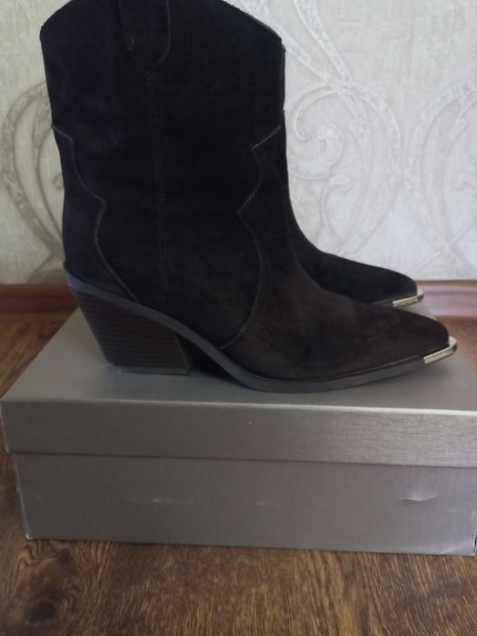 Сапоги женские казачки модные