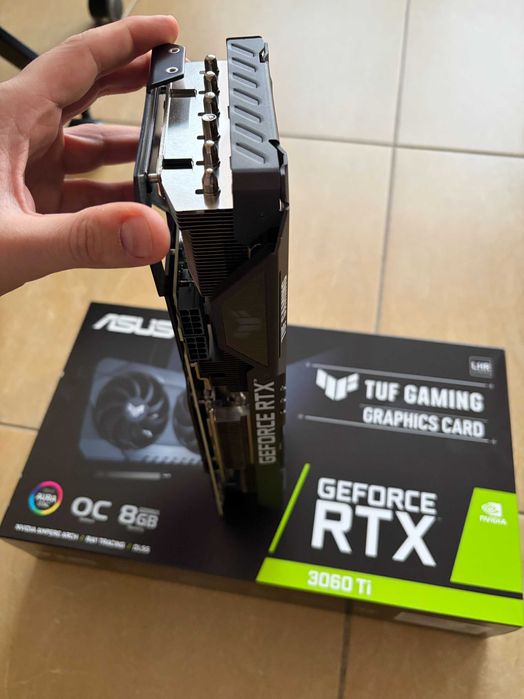 ASUS TUF Gaming GeForce RTX 3060 TI V2 OC Edition + къстъм кабели