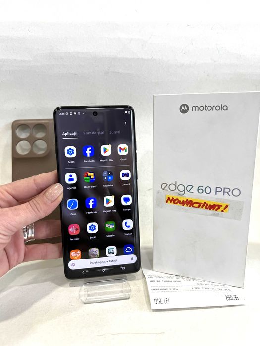 Motorola Edge 60Pro 5G,512GB/12GB, garanție 3Ani/10luni,NOU/Activat!