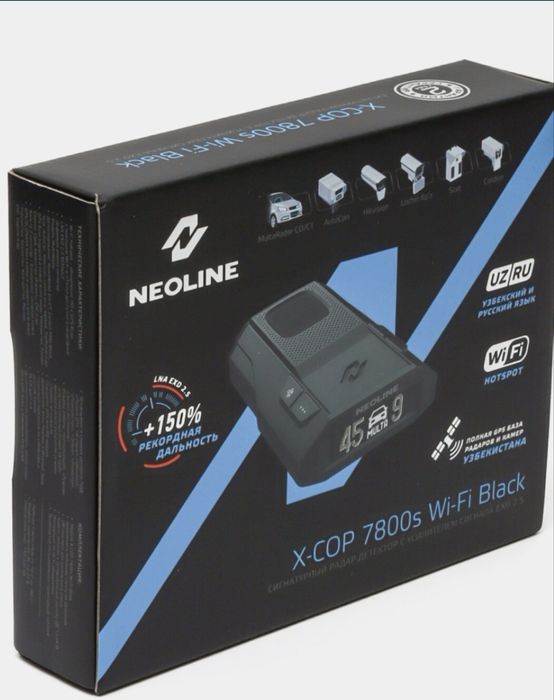 Atiradar NEOLINE x-cop 7800s Wi-Fi Black