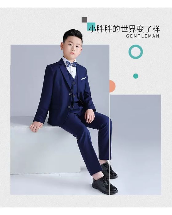 Школьный синий костюм