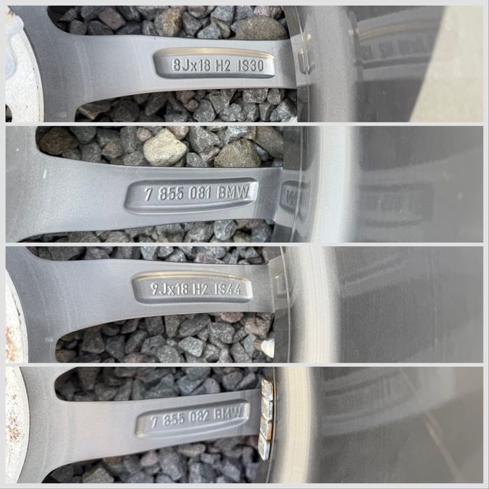 Jante BMW 18 originale style 662 M paket 2 latimi anvelope vara 5-6 mm