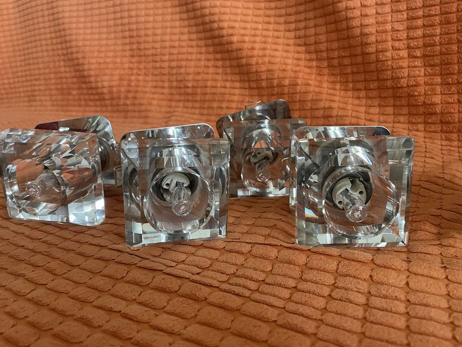 Spot incastrat Klausen, sticla transparenta