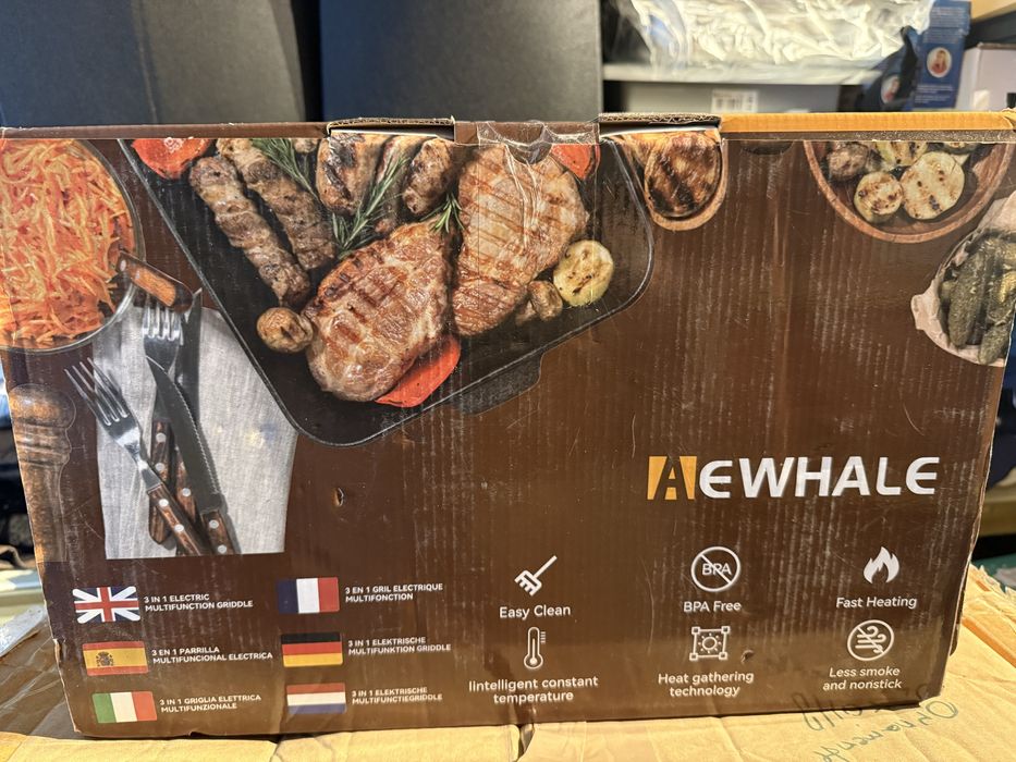 AEWHALE 3-in-1 Multifunctional Electric Grill,Electric