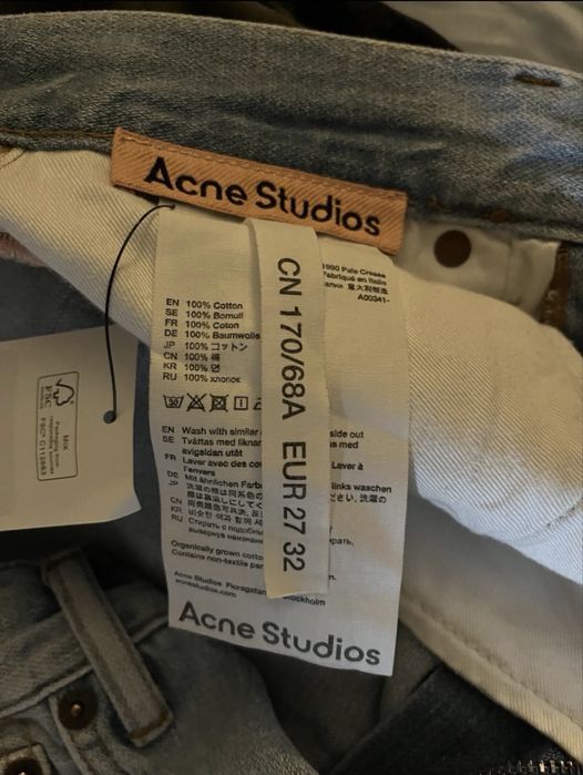 Acne Studios буткат джинсы оригинал