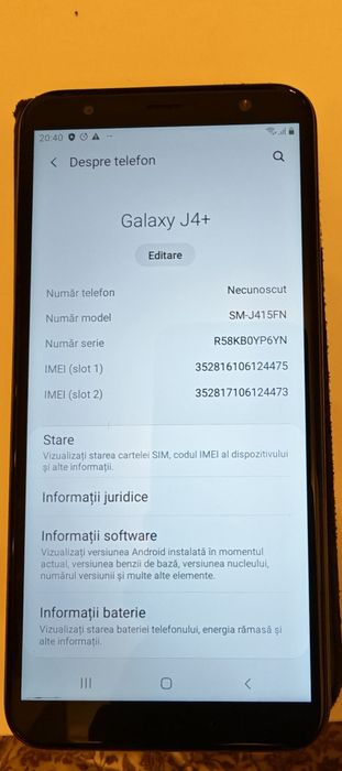 Vând Samsung J4+
