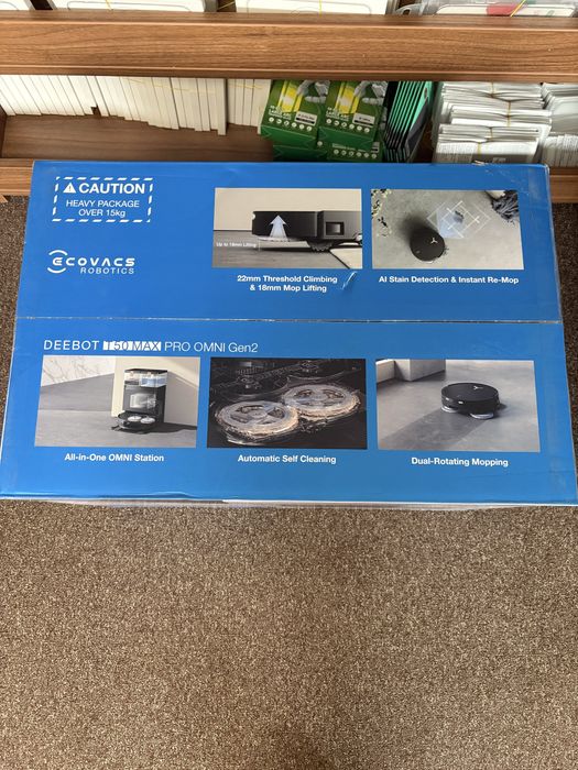 Robot de spalat in casa / Ecovacs Robotics / DEEBOT T50 Max Pro OMNI/ Gen 2 / Nou sigilat