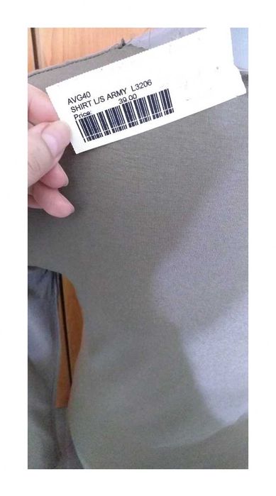 Bluza D'ess Army UK , kaki cu terminatie cruda/ maneci lungi NOUA