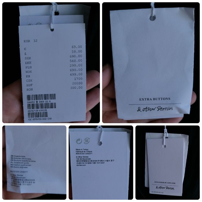 Черна рокля на "& Other Stories" Stockholm Atelier