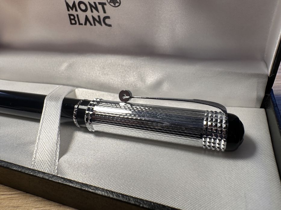 Stilou Mont Blanc pattern piramida, fountain pen, cerneala/rezerva
