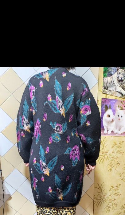 Кардиган шерстяной, с карманами, на пуговицах