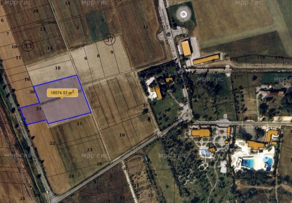 Продава се Парцел в с. Овощник, Област Стара Загора - 100000 кв.м за 1 €/кв.м - Снимка #2