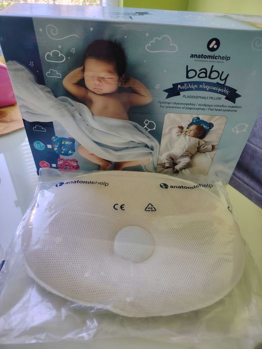 Анатомична възглавница за бебе