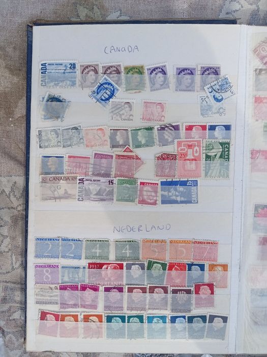 Clasor Timbre Vechi - Colecție Mondială (China, Cipru, Africa, Australia)