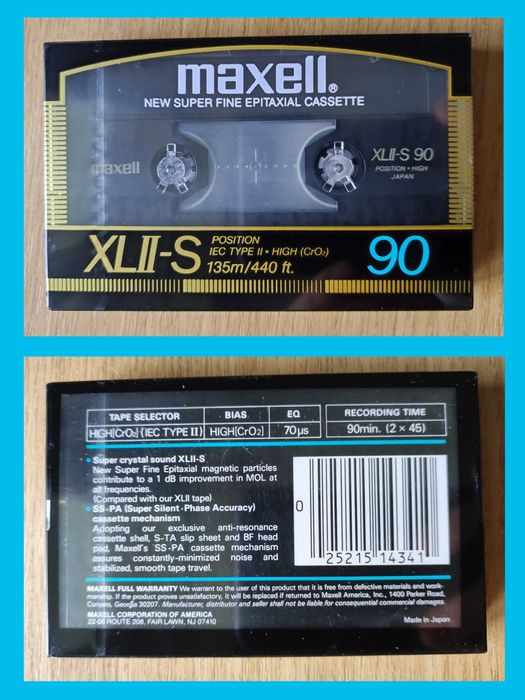 Casete audio Sigilate_TDK_maxell_BASF_